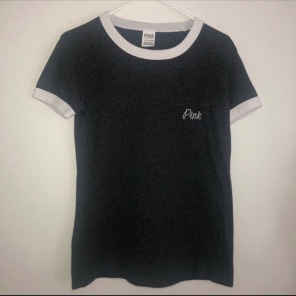 PINK Victoria's Secret Tops - PINK Pocket Campus Tee
